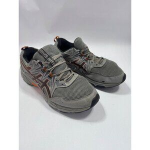 Asics Gel-Venture 8 Mens Size 9 Running Shoes Gray & Orange Athletic Sneakers